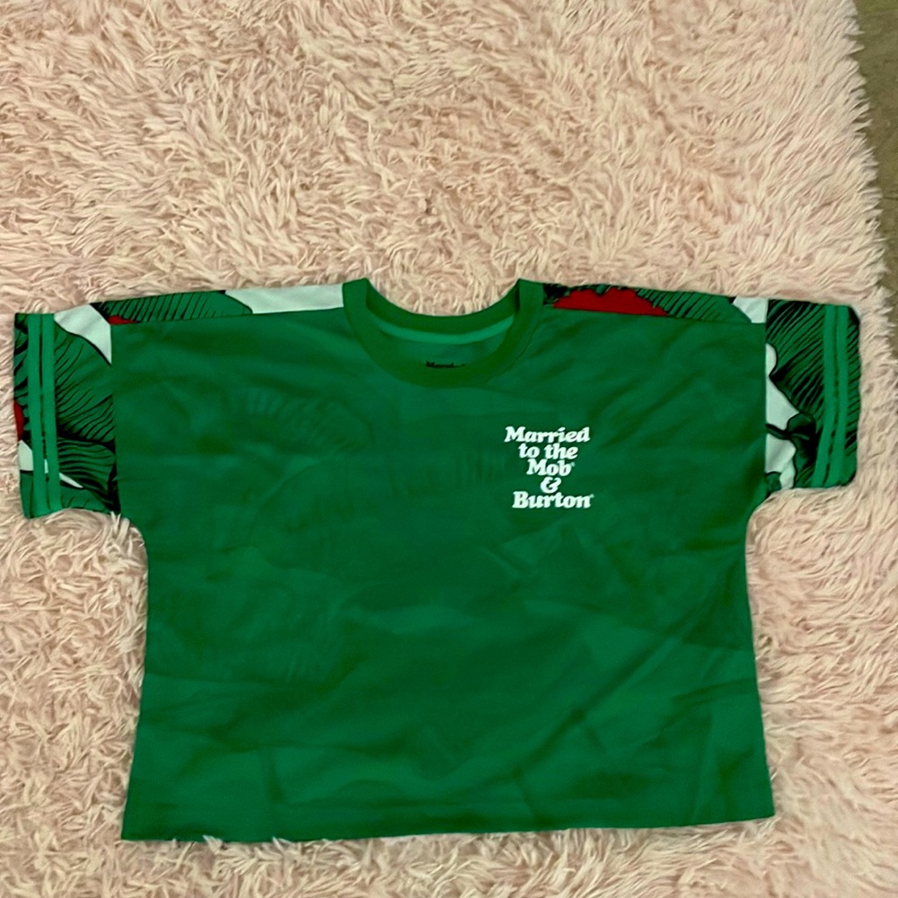 Burton crop top Married to the Mob